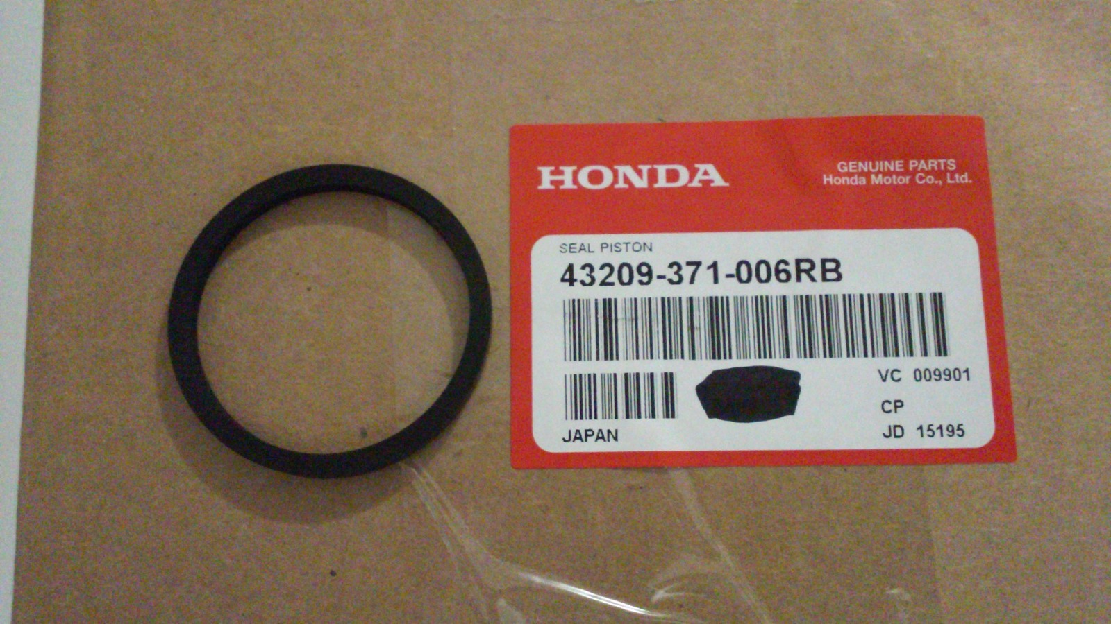 (2) New Honda 43209-371-006 Piston Seal 38mm (Lot of 2)