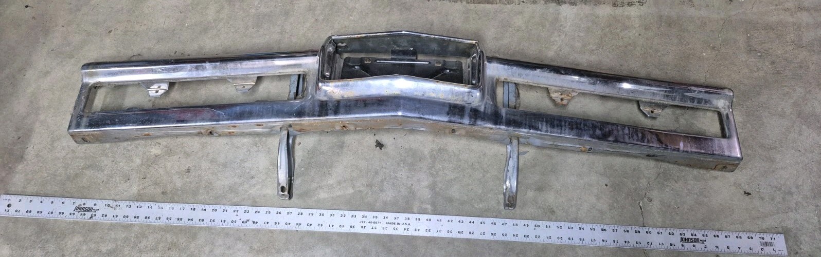 1966 66 Cadillac Rear Back Bumper Chrome