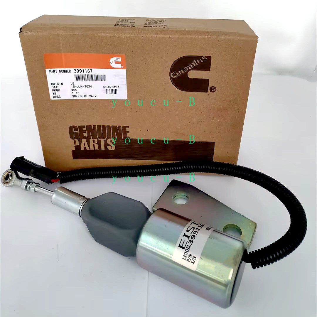 Fuel Shut Off Solenoid For Cummins 4BT 3991167 J932529 87420952 SA-4941-12 Volt