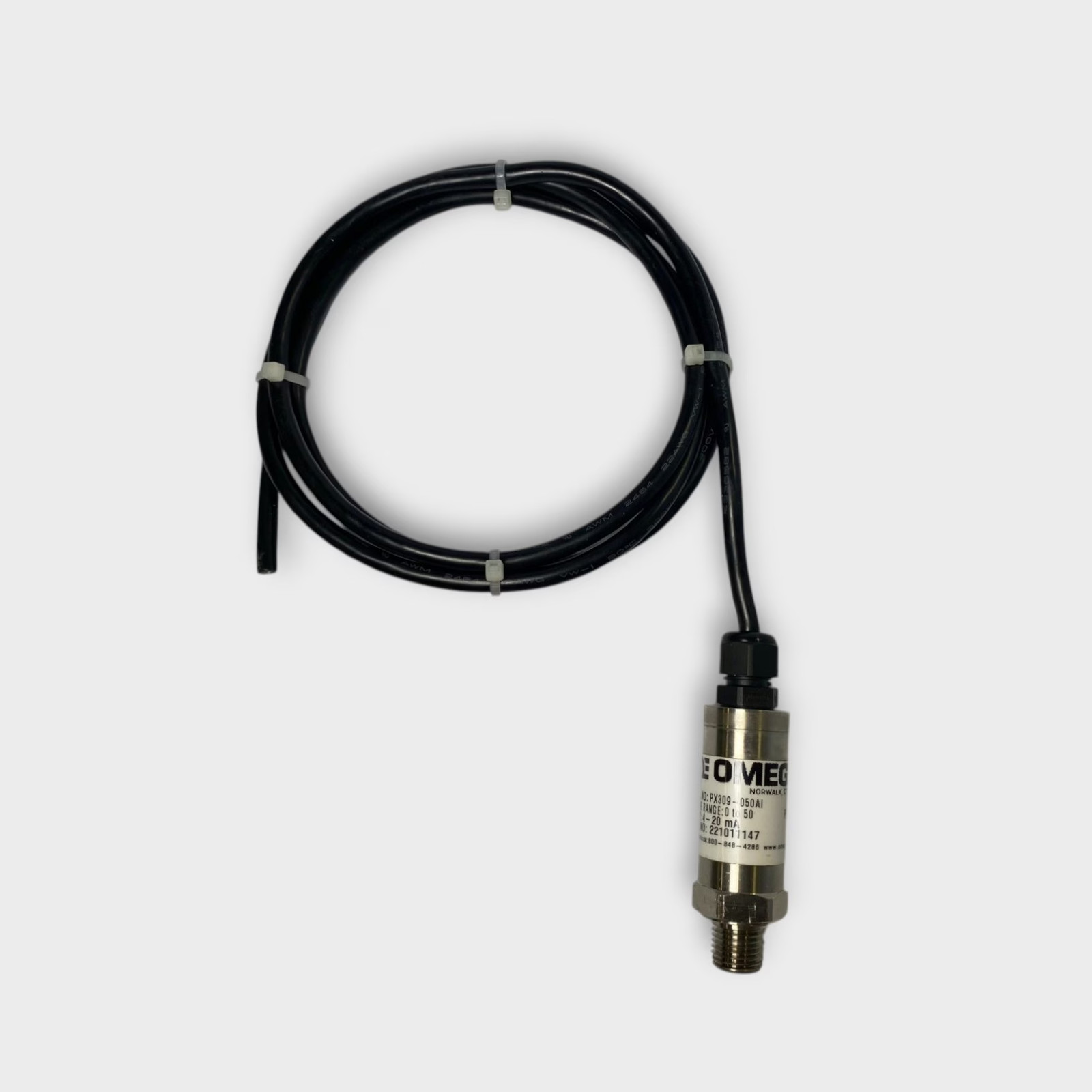 Omega PX309-050AI Pressure Transducer 1/4\