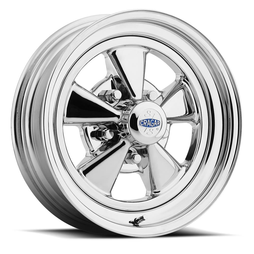 Cragar 61C573445 61C Series S/S Wheel, 15X7 Inch, 5X4.75 BP