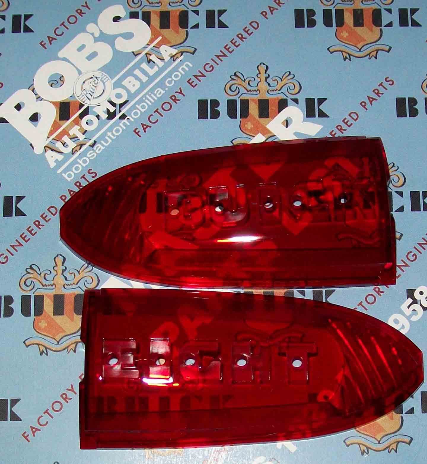 1939 Buick Red Trunk Housing Ornament Lenses Reproduction Housing # 9237732 ONLY