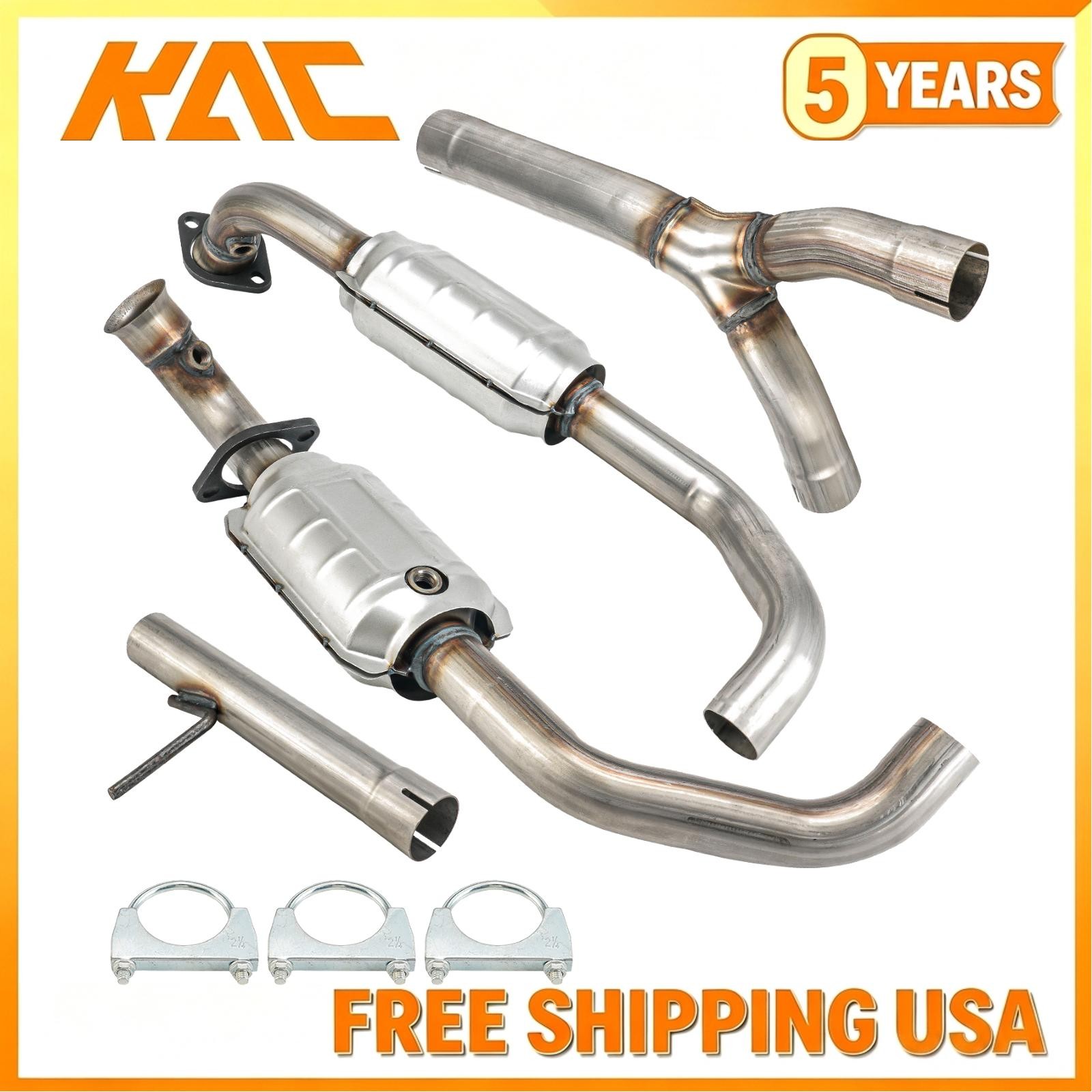 2 Pieces Catalytic Converter Left and Right Fits 2004-2008 Ford F-150 4.6L V8