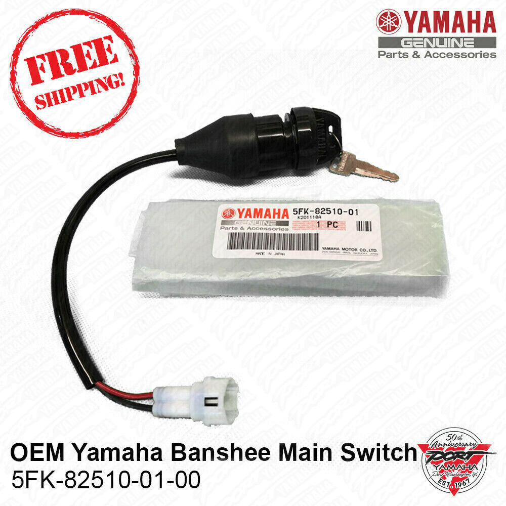 OEM 2002-2006 Yamaha Banshee Ignition Switch Key On Off Switch 5FK-82510-01-00