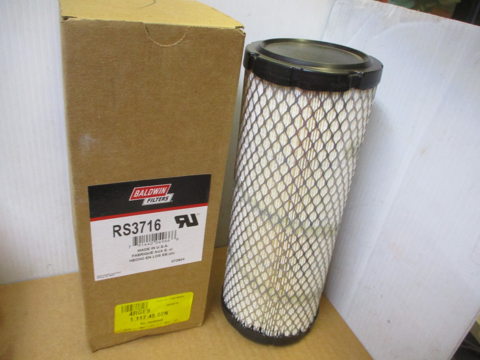 Air Filter Baldwin RS3716 Air Filter Baldwin RS3716