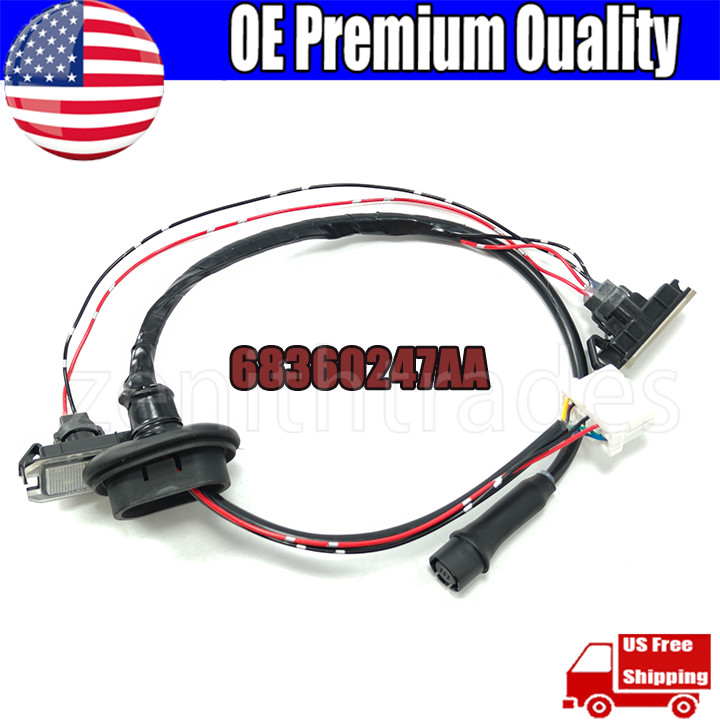 FOR GRAND CHEROKEE 14-16 LICENSE PLATE LAMP WIRING HARNESS REAR 68360247AA