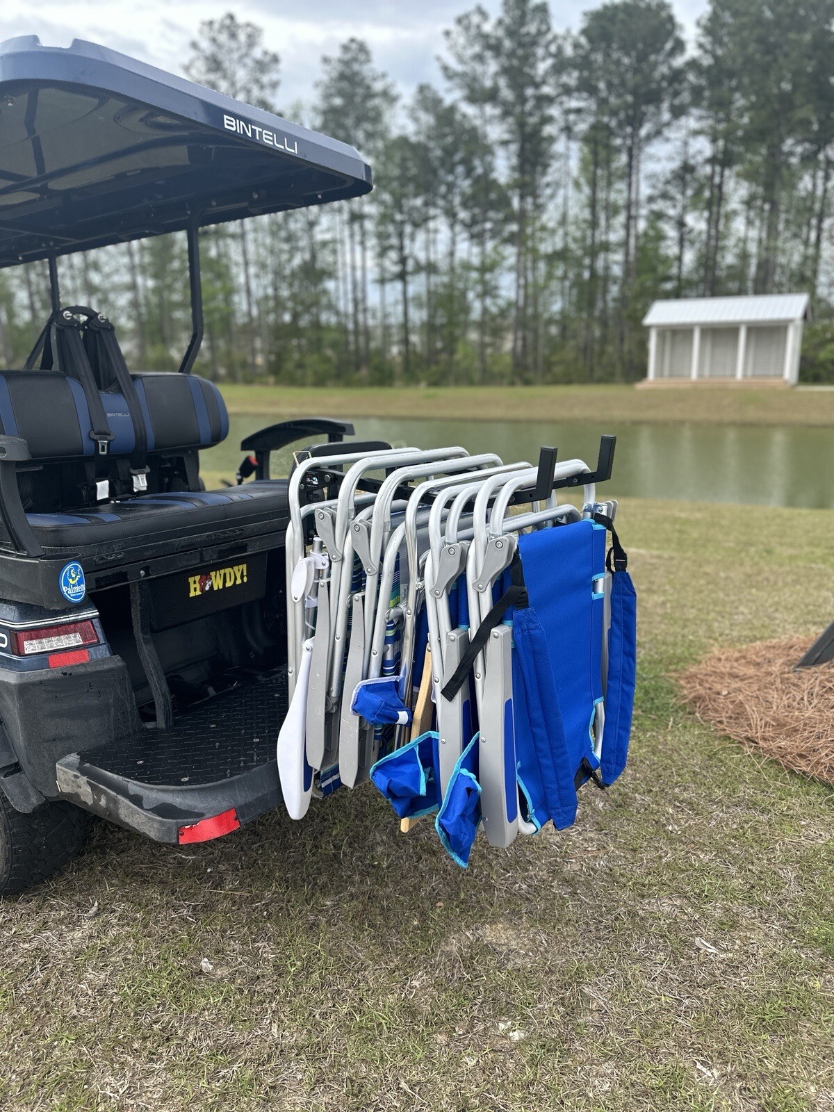 Universal Golf Cart Lsv Chair Rack Bag Rack Holder
