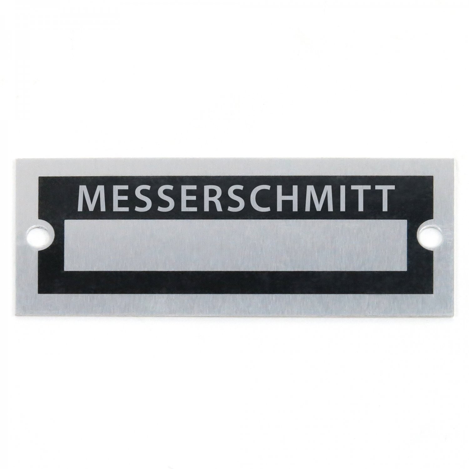 Blank Data Vin Plate - Messerschmitt