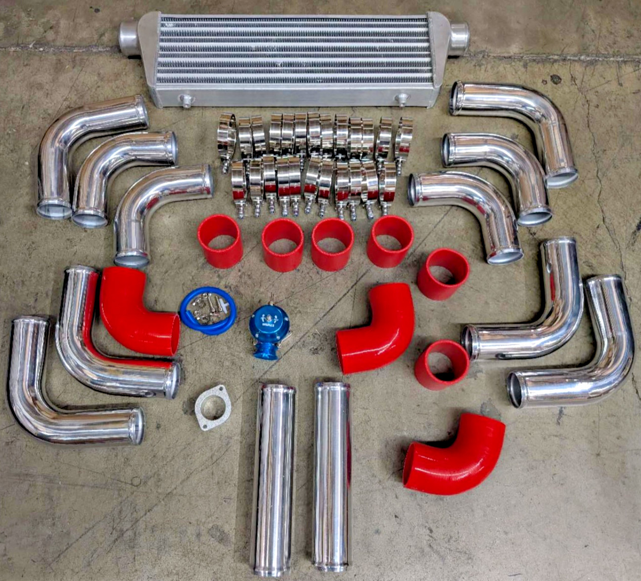 Turbo Piping Kit Intercooler Coupler T bolt Clamp Bov Blow Off Valve Stage 1 Up+ Turbo Piping Kit Intercooler Coupler T bolt Clamp Bov Blow Off Valve Stage 1 Up+