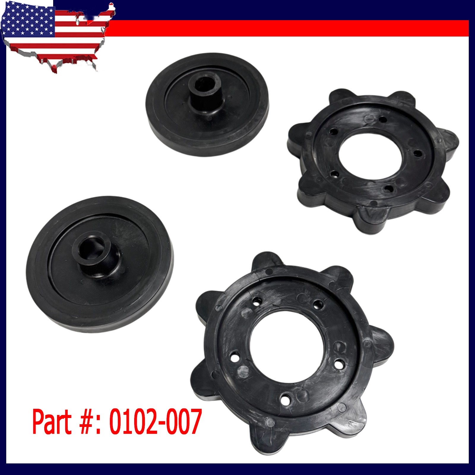 0102-011  NEW Vintage Drive Shaft Sprocket + Idler Wheel 0102-077 0102-015