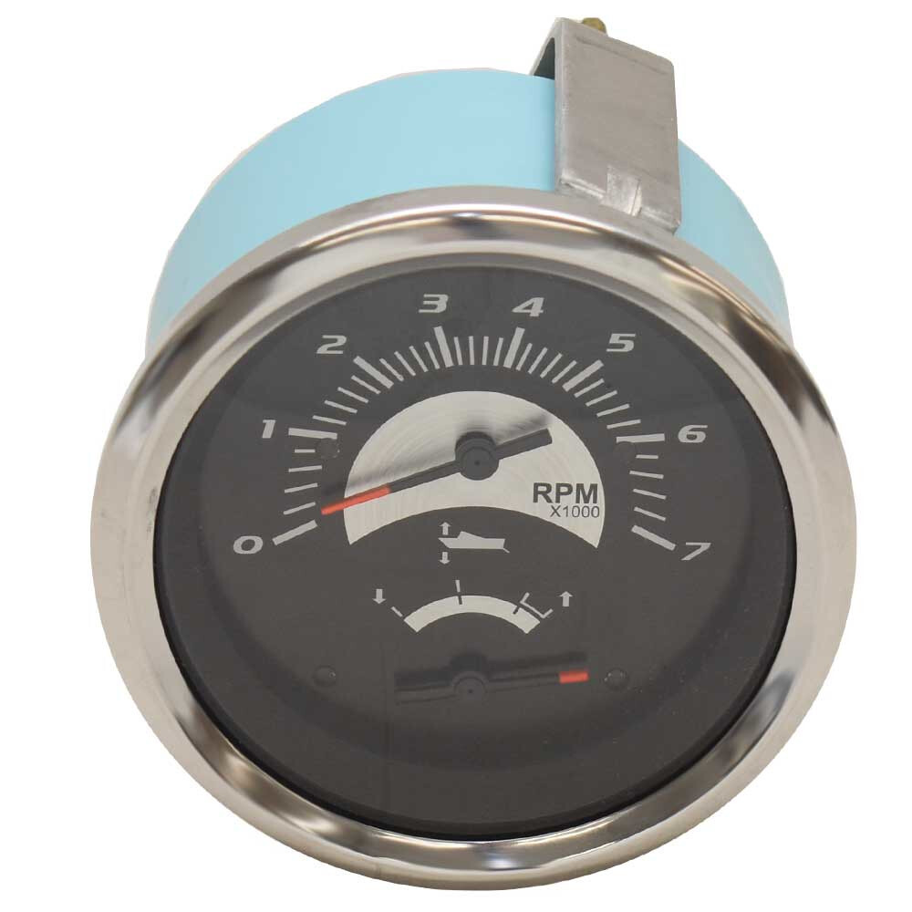VeeThree Boat Multifunction Tachometer Gauge 70161F | 3 1/4 Inch