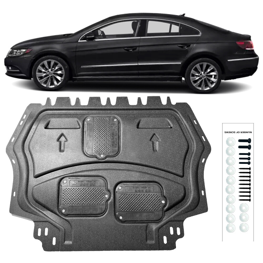 For VW CC 2010-2016 Under Engine Splash Guards Front Engine Mud Flaps