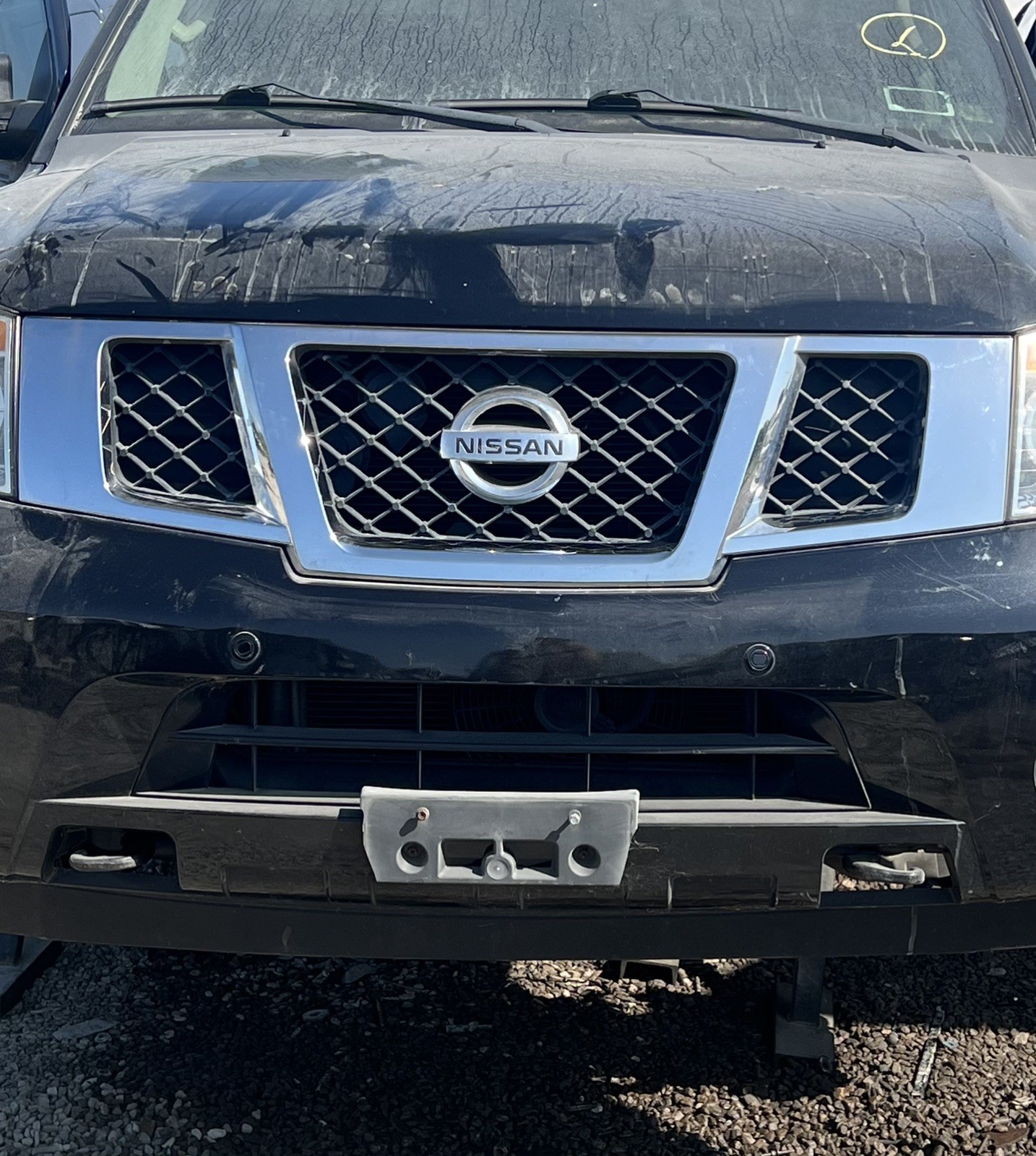 2008-2015 NISSAN ARMADA FRONT UPPER CHROME GRILLE GRILL WITH EMBLEM OEM