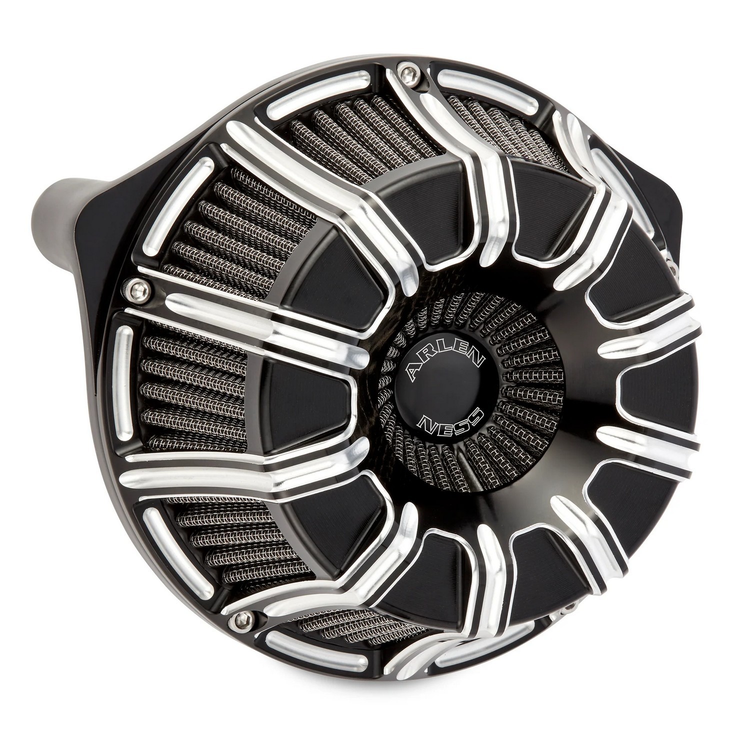 Arlen Ness 18-941 10-Gauge Inverted Series Black Air Cleaner