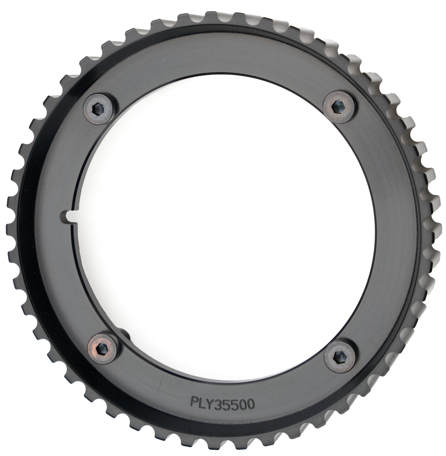 Jesel Timing Belt Pulley Camshaft Upper Aluminum Black Anodized Small Block