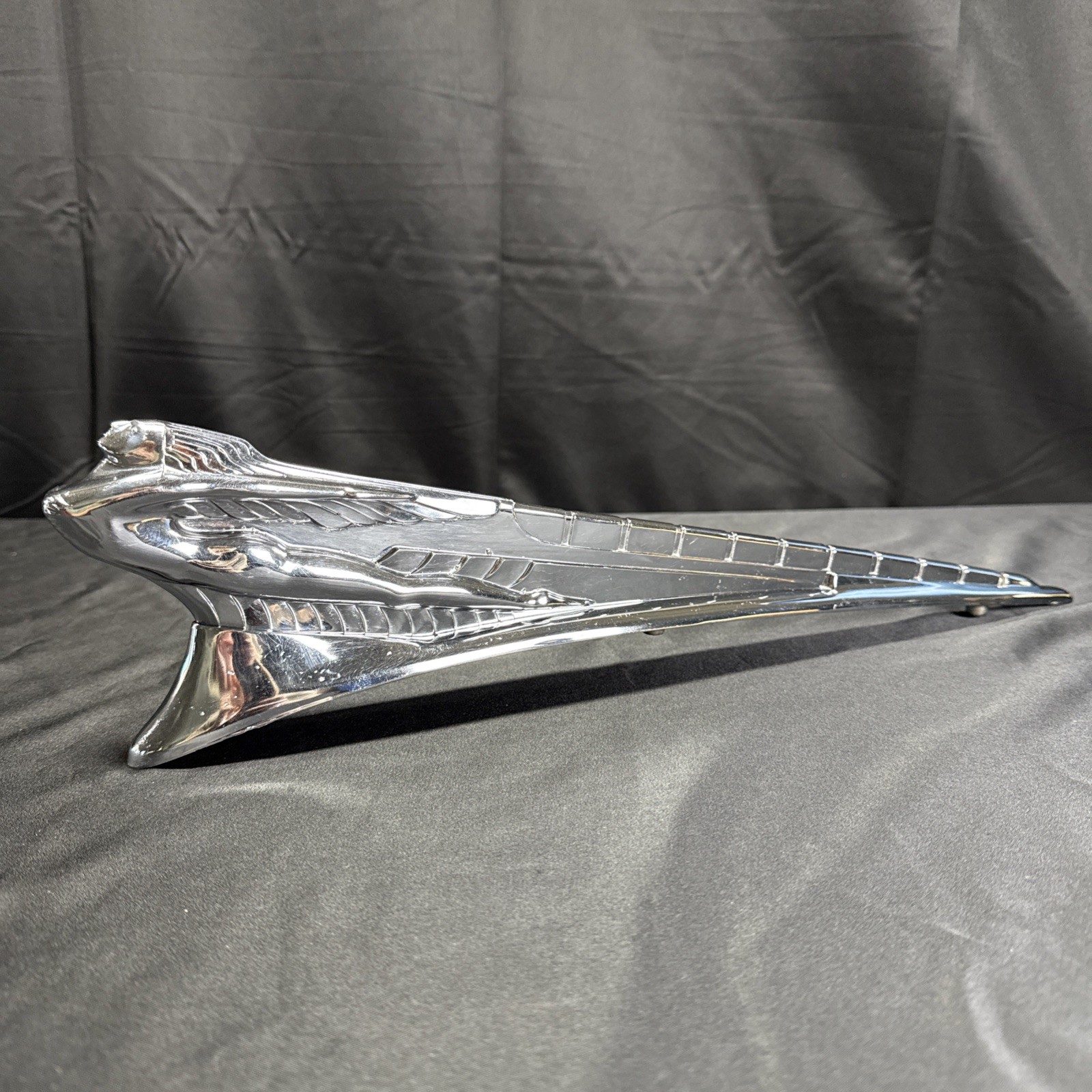 42-48 DeSoto Flying Goddess Hood Ornament Vintage Rare OEM 42-48 DeSoto Flying Goddess Hood Ornament Vintage Rare OEM