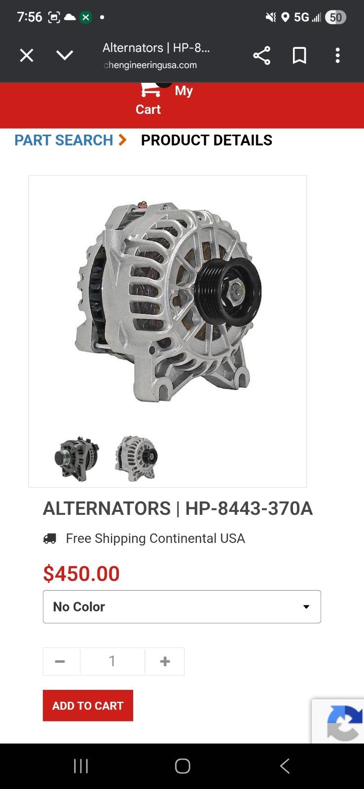 Autotech High Output Alternator