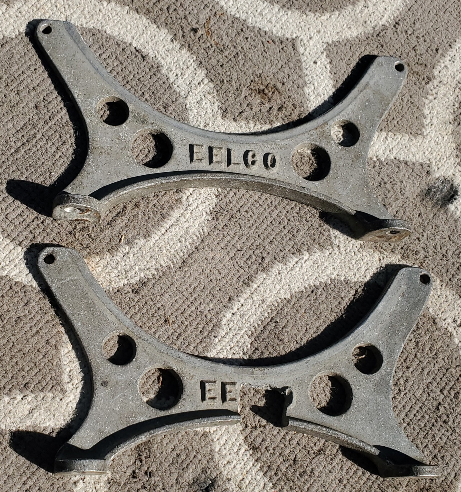 NEAT 60s Aluminum Eelco Aluminum Fuel Tank Brackets