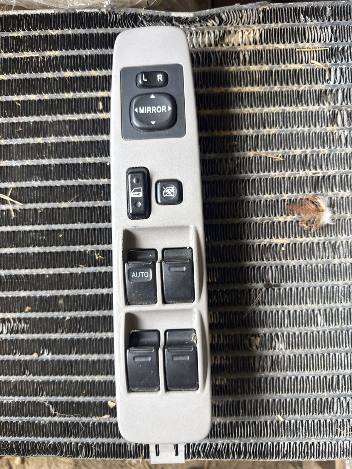 2001-2004 Toyota Tacoma Double Cab Window Switch Driver Gray OEM