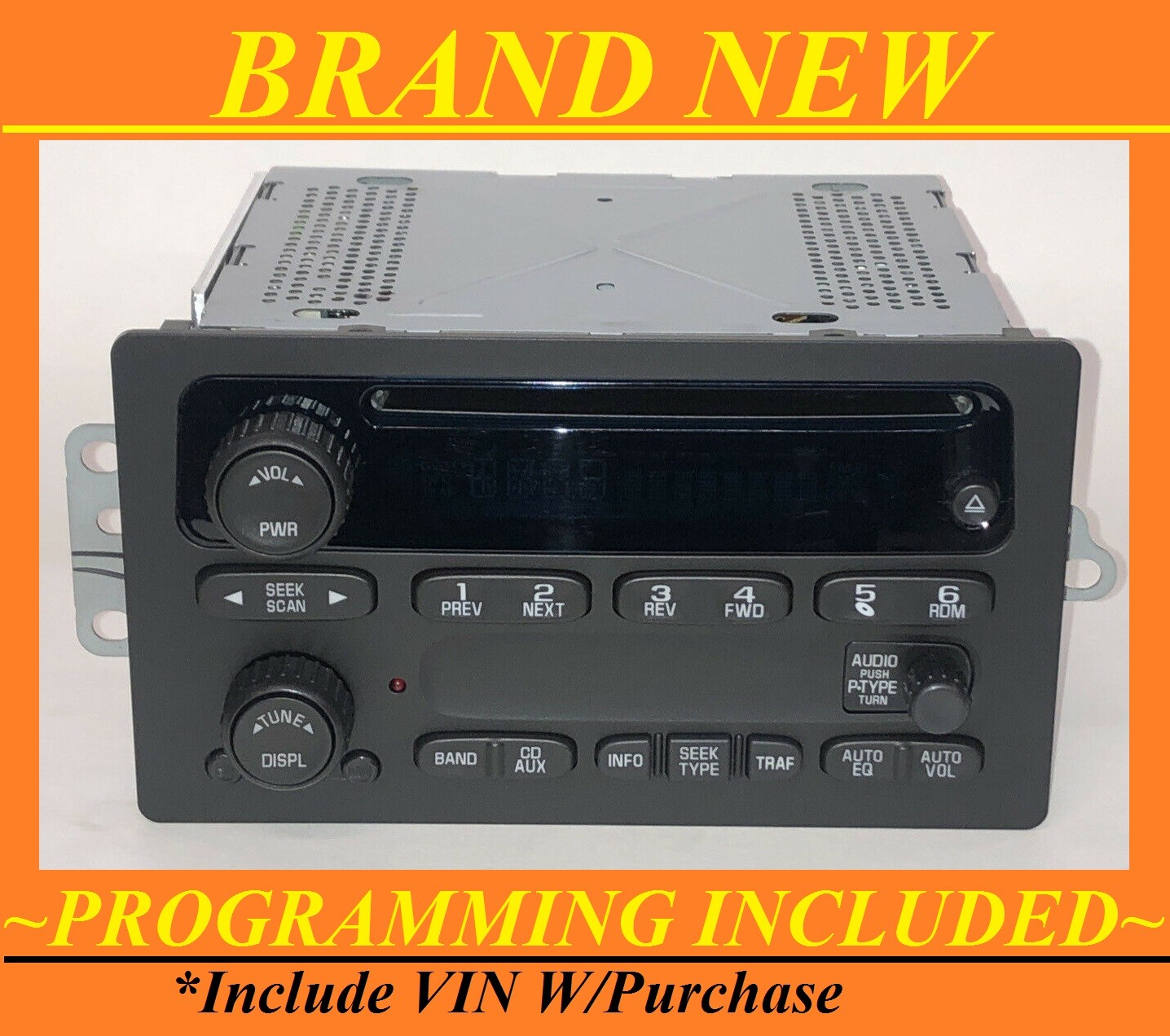 Brand New OEM 2003-2006 Chevy GMC Cd Radio GMC Truck SUV ~Fast Shipping Unlocked