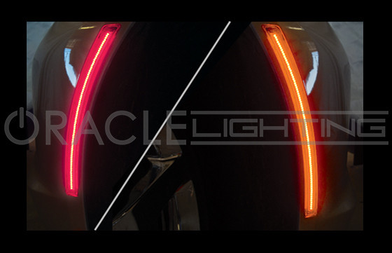 2014-2016 ORACLE CHEVY CORVETTE C7 TINTED SMOKED CONCEPT SMD LED SIDEMARKERS 4PC