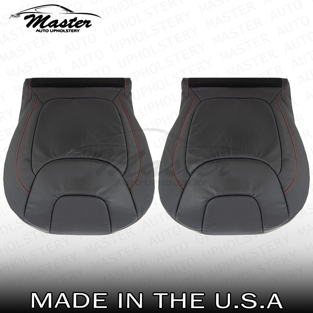 PERF Replacement Front Bottom Leather Seat Covers Fit Jeep Cherokee 2014 - 2017