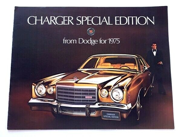 1975 Dodge Charger Special Edition SE Original Car Sales Brochure Catalog 1975 Dodge Charger Special Edition SE Original Car Sales Brochure Catalog