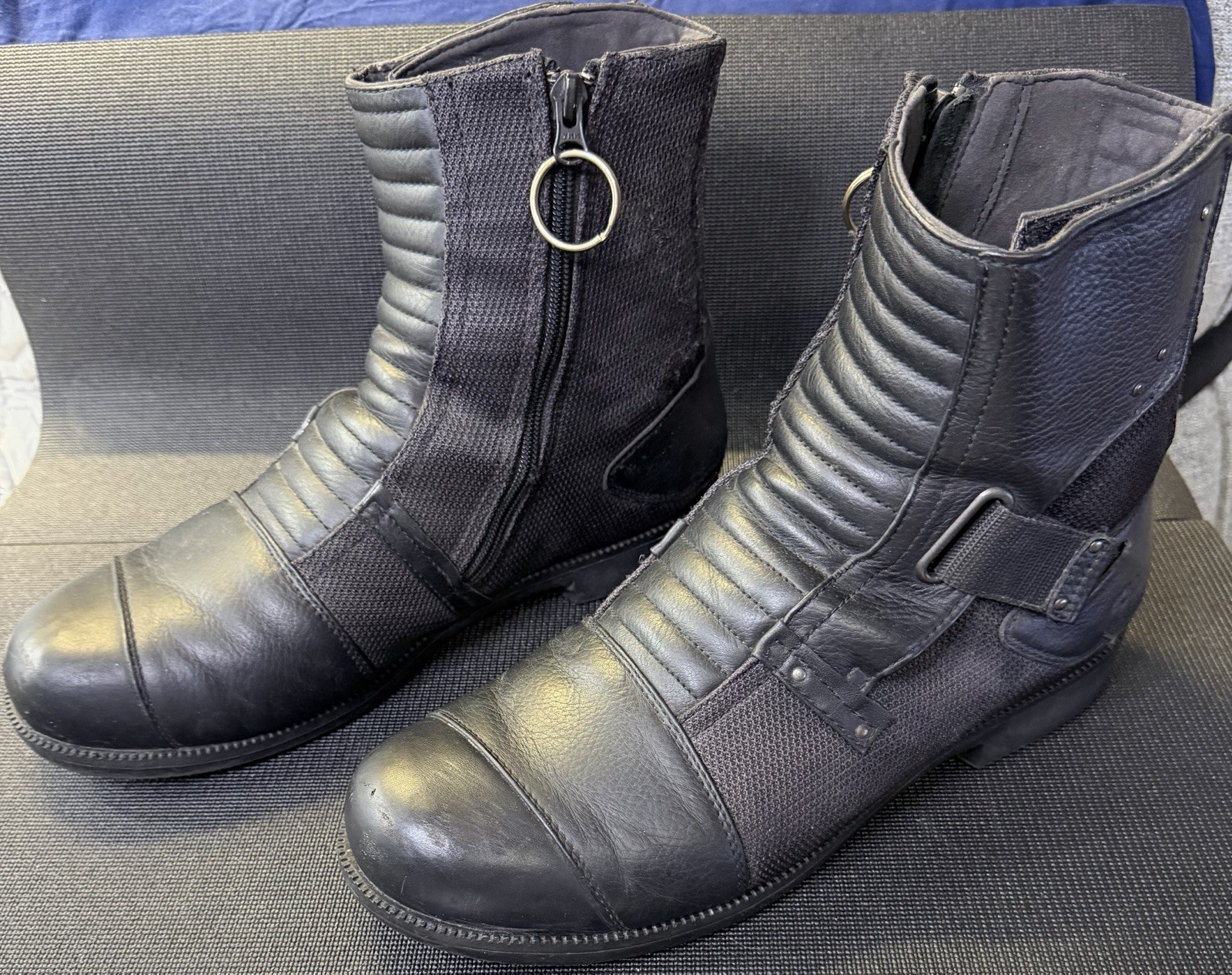 Alpinestars Harlem Air 40760 Black Motorbike Motorcycle Boots Men\'s Size 12.5