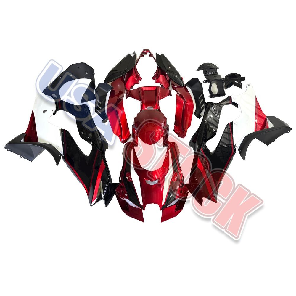 SC Injection Red Black ABS Fairing Fit for Kawasaki 2021-2025 Ninja ZX10R a013