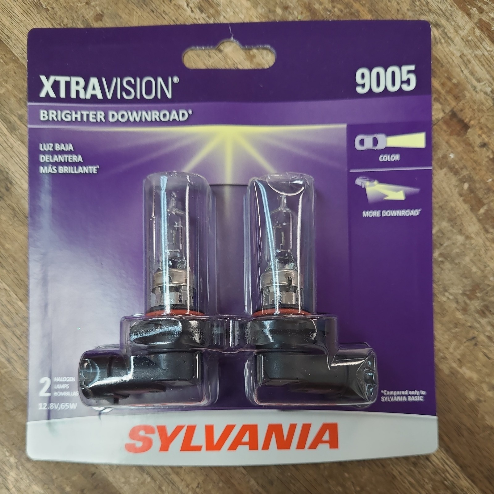 Sylvania XTRA VISION 9005 Bulbs, Lamps, Pack of 2
