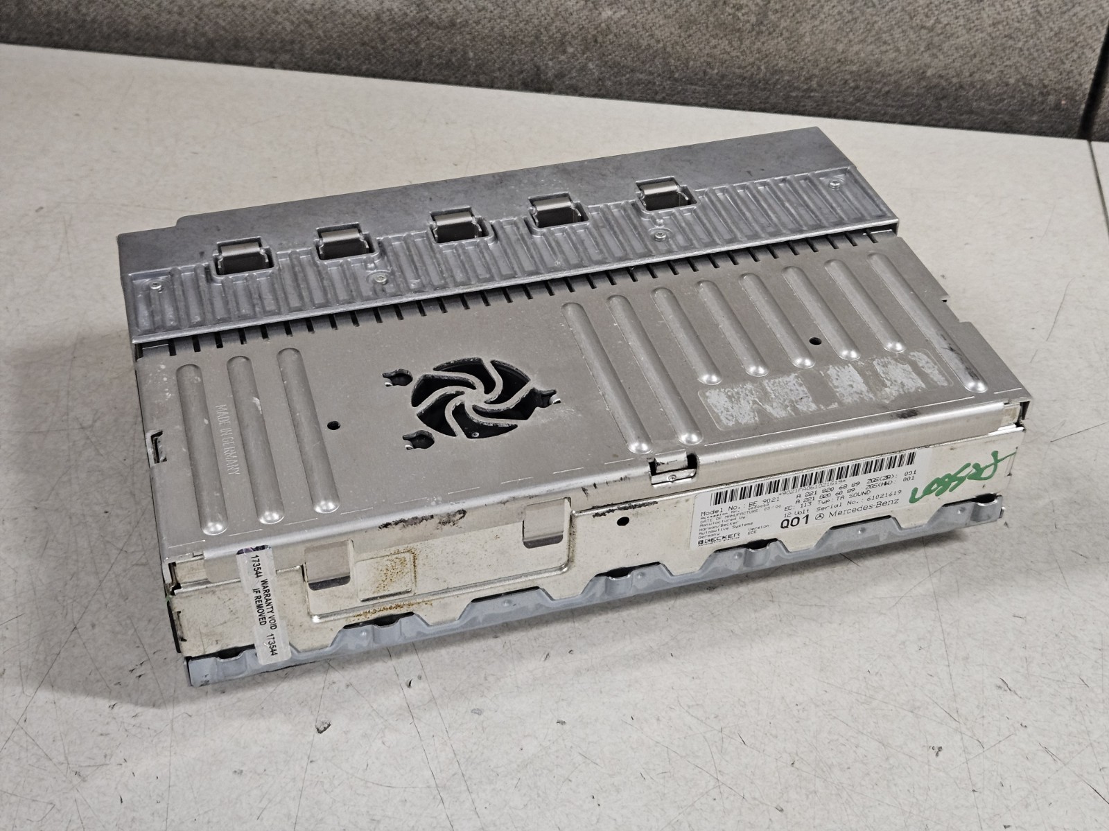 07-10 Mercedes S550 S600 CL550 CL600 Becker Radio Audio Amplifier A2218206889