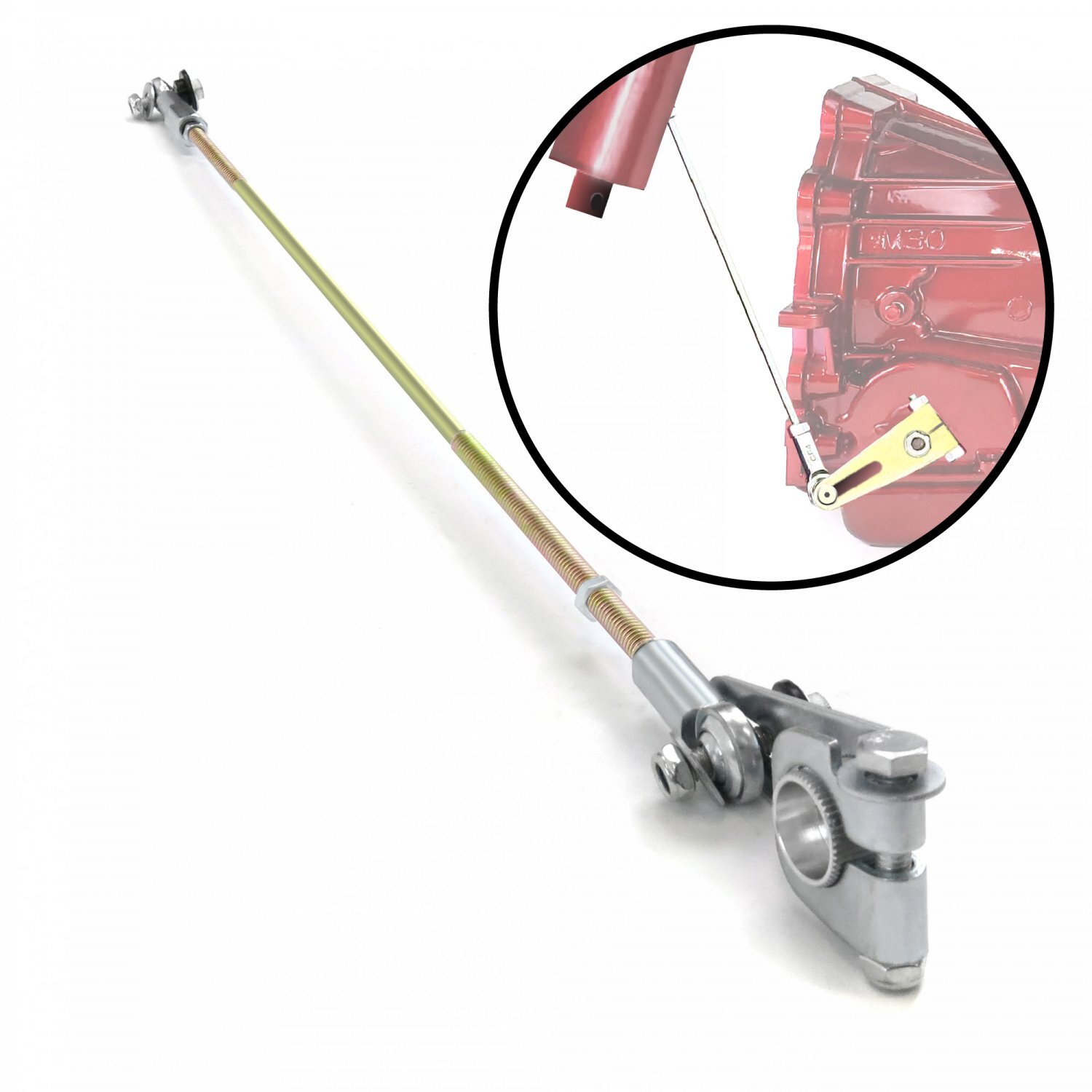 Column Shift Linkage Kit with Long Rod american shifter ASCCLM1 truck rat