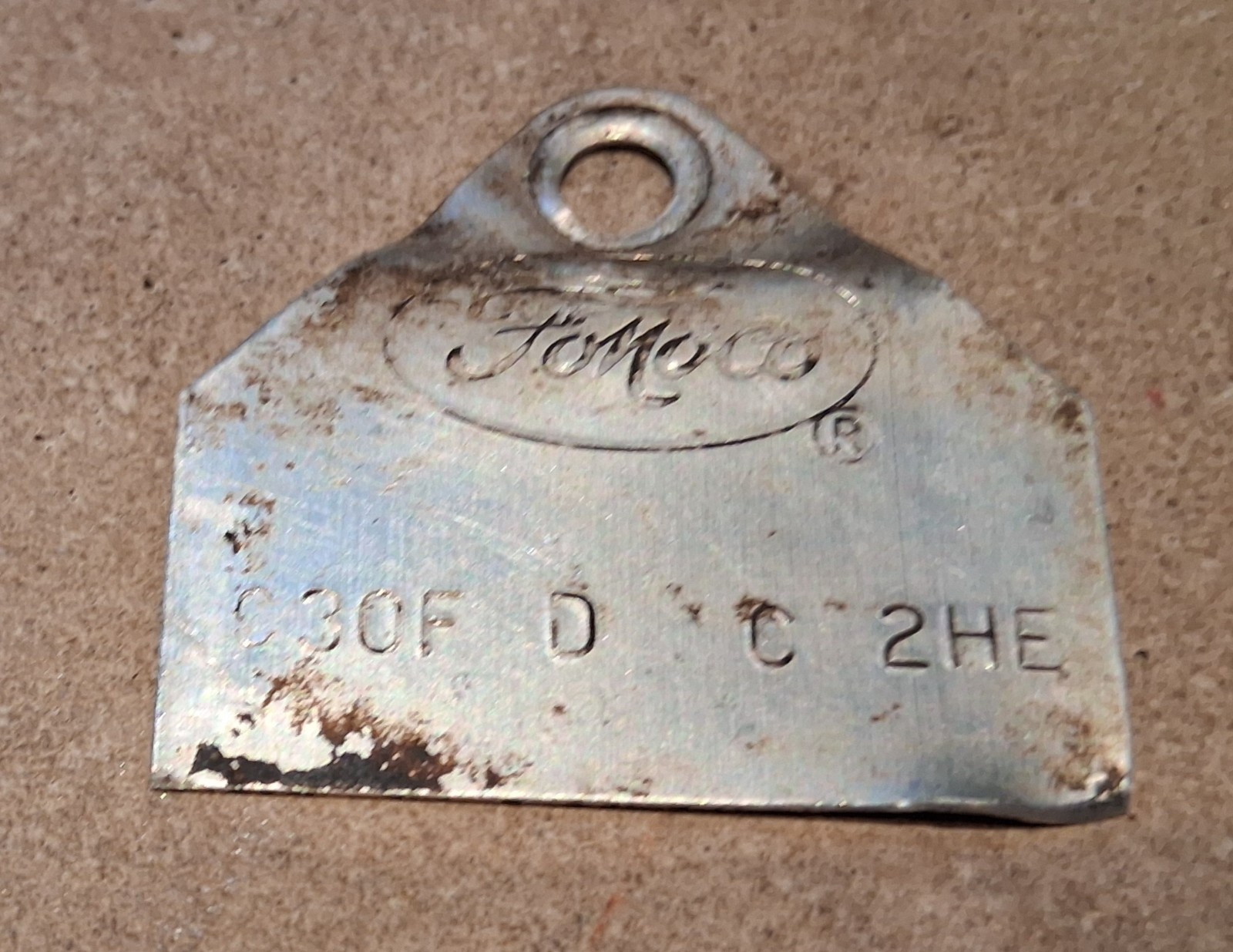 Vintage FoMoCo Ford Motor Co. 1963 Ford CARB TAG C3OF FALCON METEOR FAIRLANE Vintage FoMoCo Ford Motor Co. 1963 Ford CARB TAG C3OF FALCON METEOR FAIRLANE