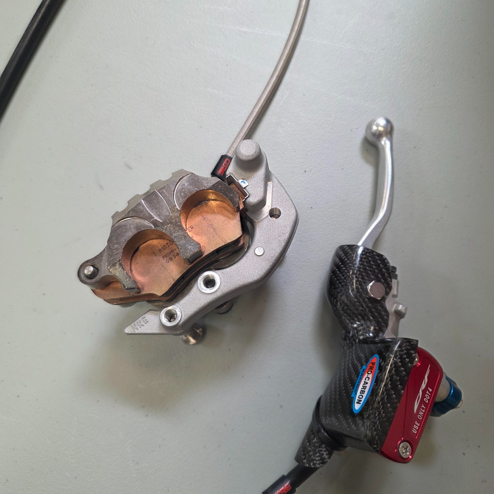 CRF450 MOTO MASTER MXC COMPLETE BRAKE SYSTEM FRONT AND REAR