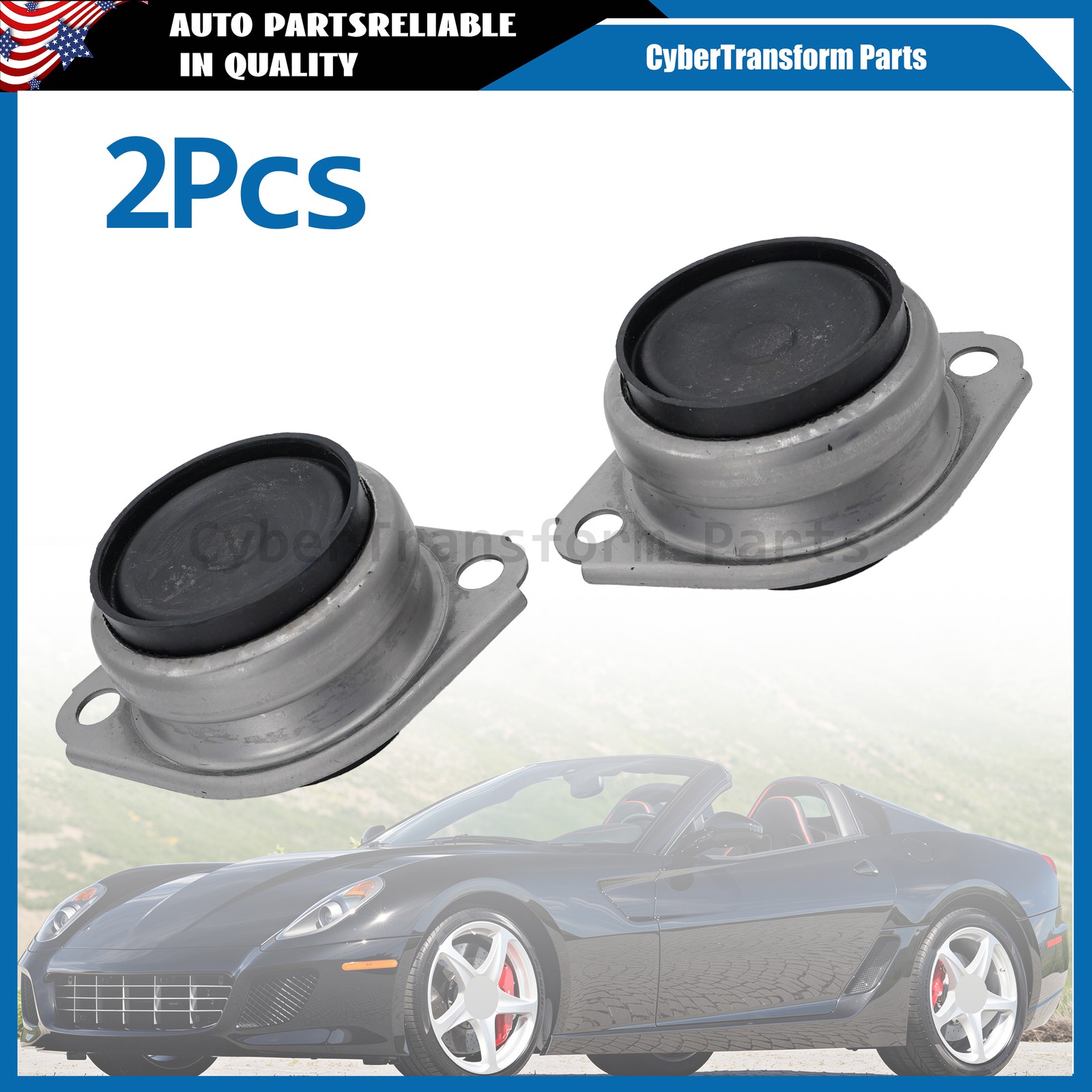 2PCS 196746 For Ferrari 612 Sa Aperta 599GTB Fiorano Engine Mount Kit US