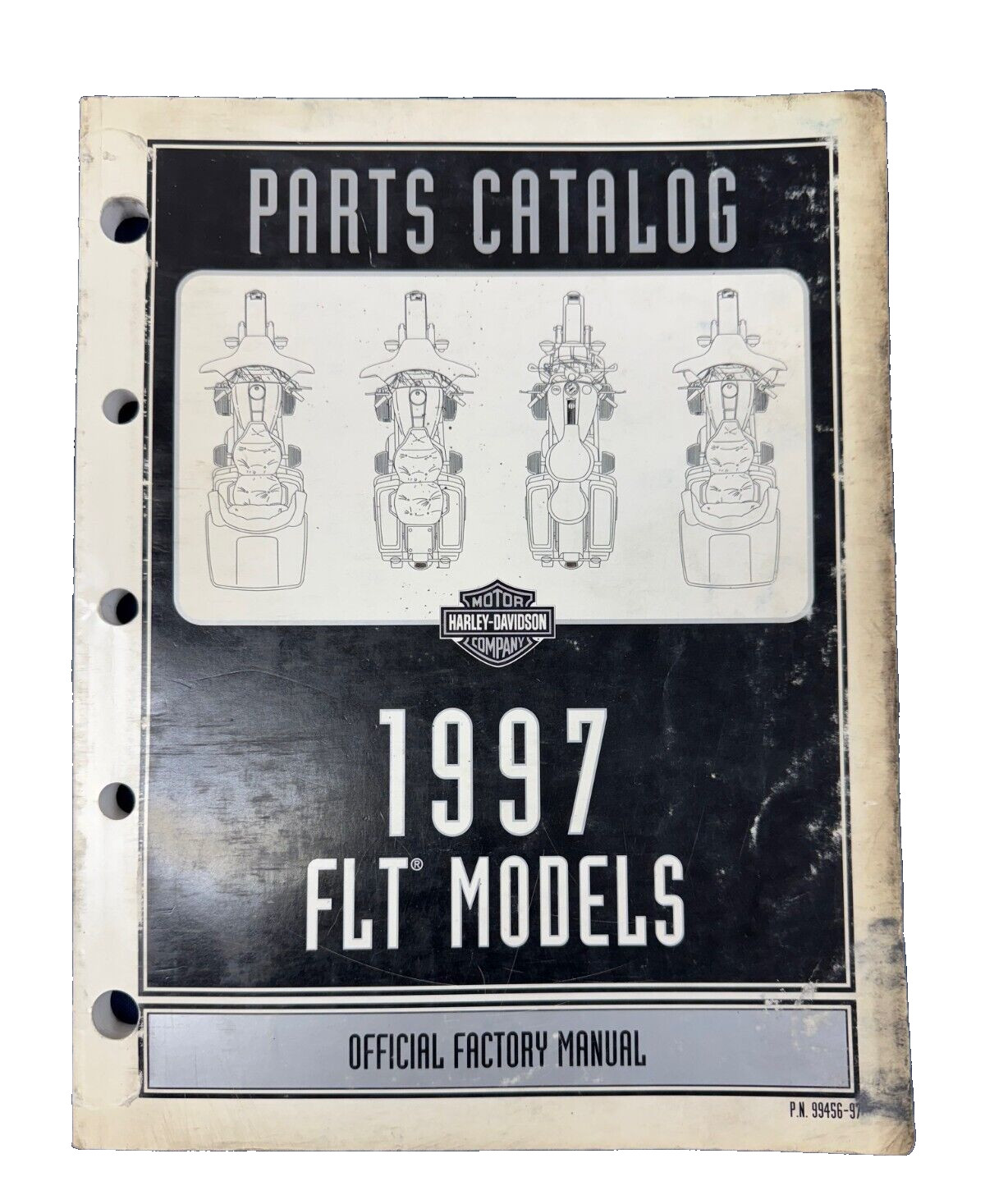 Harley-Davidson 99456-97 Parts Catalog 1997 FLT Touring Models