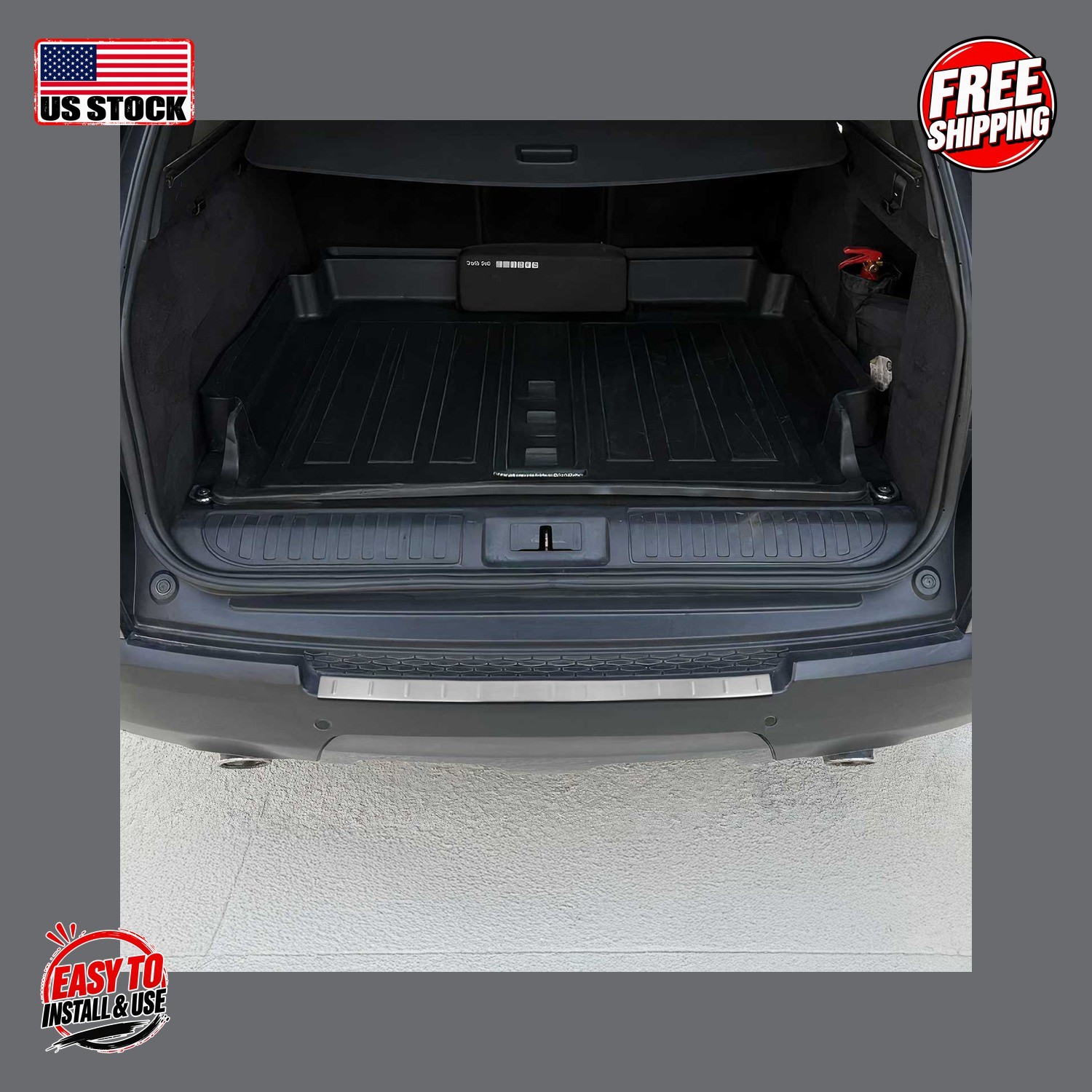 LAND ROVER RANGE ROVER SPORT L494 2013-2022 Rear Bumper Sill Cover SS Brushed