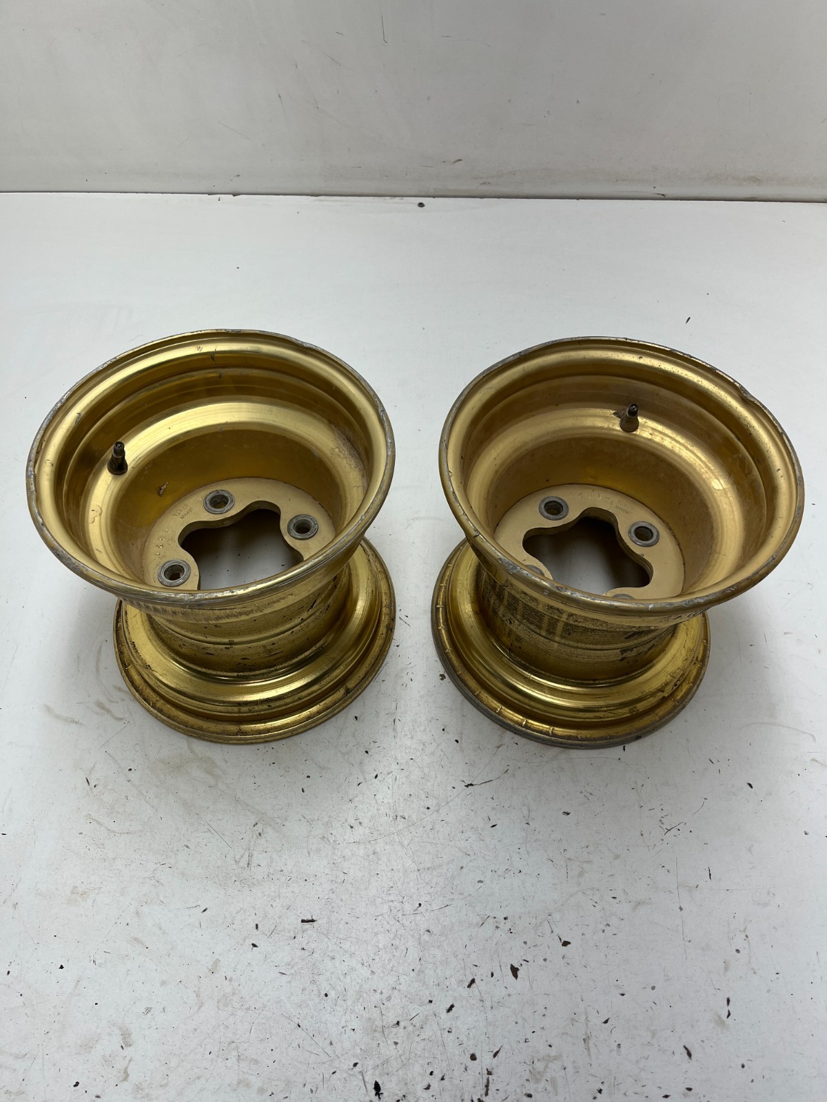 1985-1986 Honda ATC250RAtc 250r OEM STRAIGHT Rear Back Wheels Rims READ