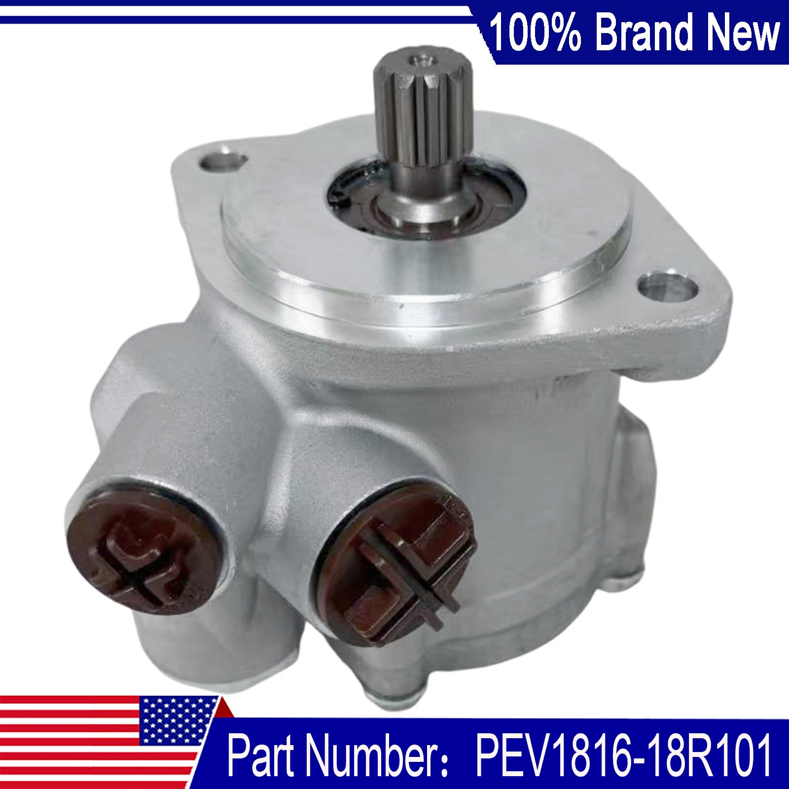 New Right Side Power Steering Pump 14-19401-002 For TRW PEV1816-18R101 US Stock