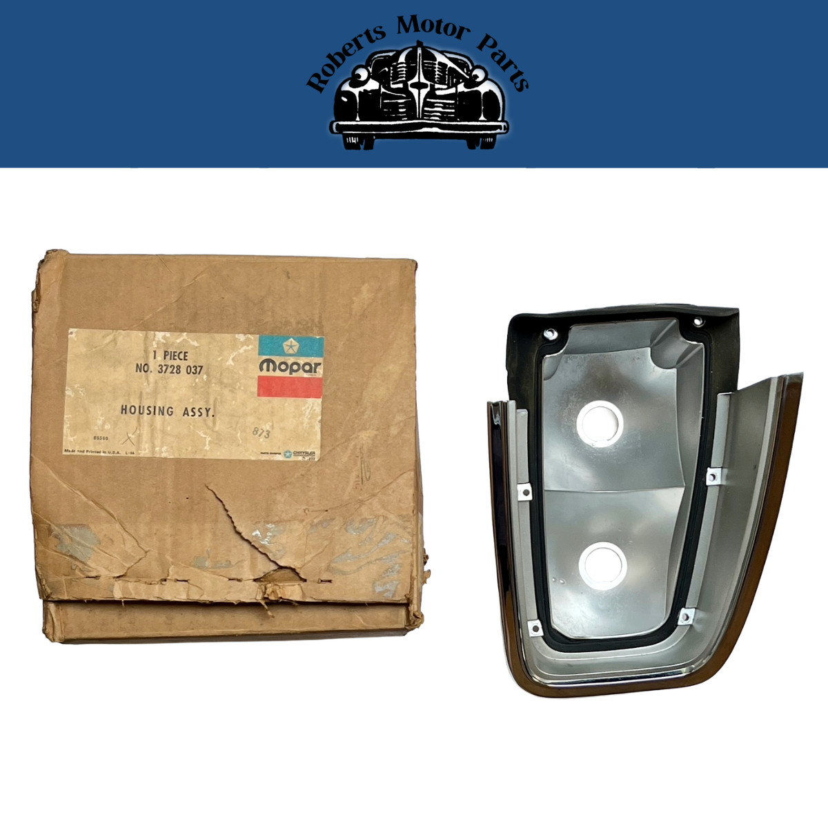 New Old Stock Left Taillight Housing for 1974 Chrysler Newport Models #3728037 New Old Stock Left Taillight Housing for 1974 Chrysler Newport Models #3728037