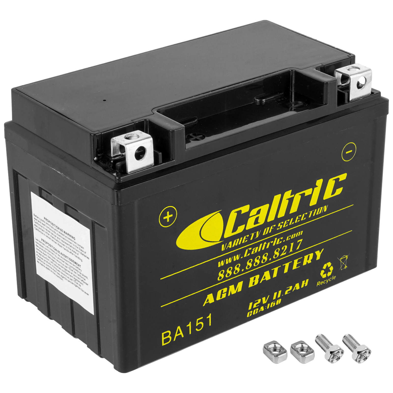 Caltric AGM Battery for BMW R1200GS 2007-2017 / 12V AGM Battery 61218394179