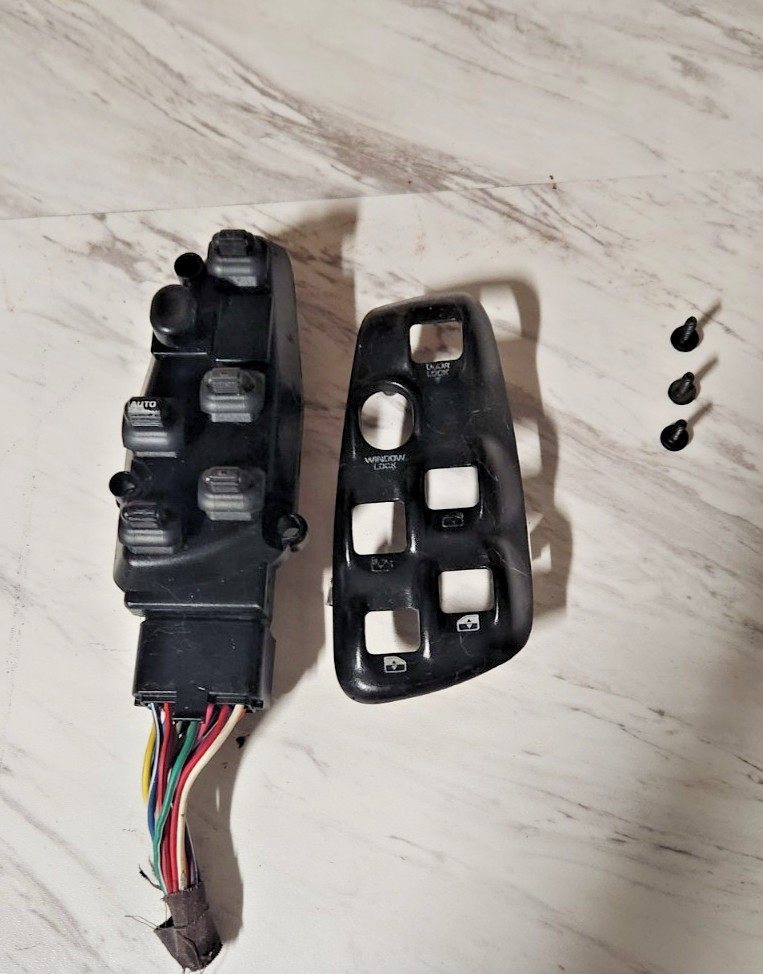 🔥98-00 DURANGO DAKOTA DRIVER LEFT MASTER POWER WINDOW DOOR SWITCH LOCK BLACK 🔥98-00 DURANGO DAKOTA DRIVER LEFT MASTER POWER WINDOW DOOR SWITCH LOCK BLACK
