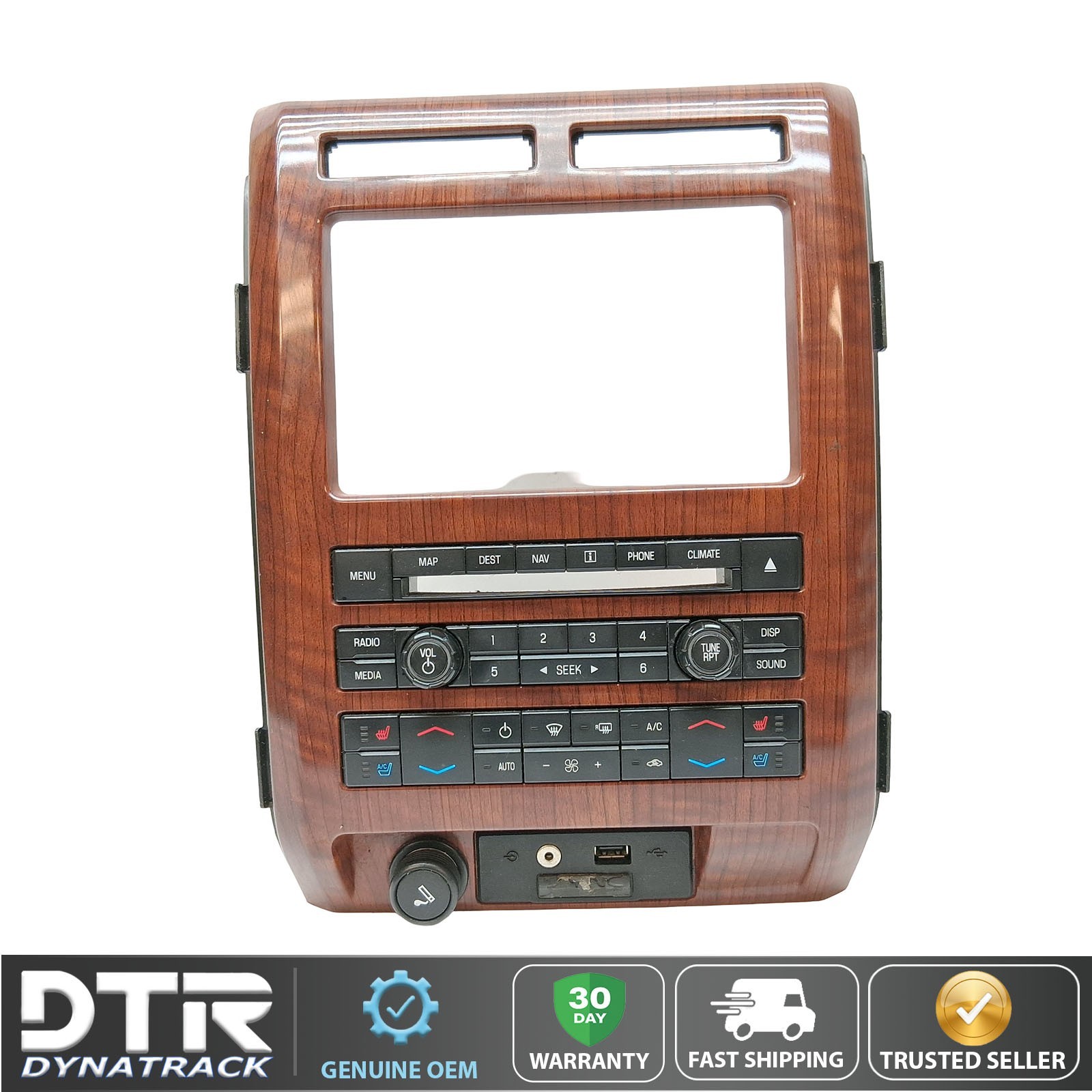 2009-2011 Ford F150 Radio AC Temperature Climate Control Panel AL3T-18A802-MA