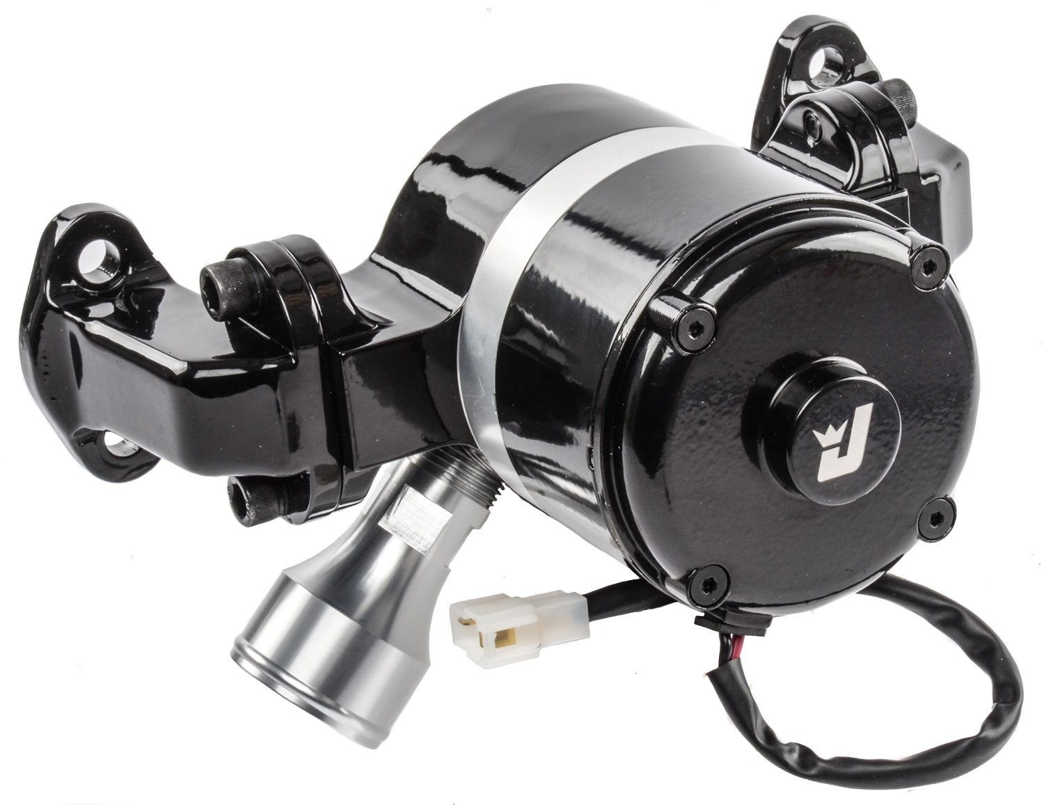 JEGS Electric Water Pump, 35 GPM for Small Block Chevy [Black]