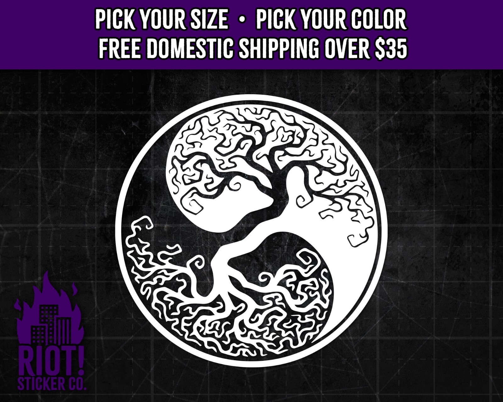 Yggdrasil The World Tree Car Decal, Viking, Nordic, Norse, Runic Decal, Celtic Yggdrasil The World Tree Car Decal, Viking, Nordic, Norse, Runic Decal, Celtic