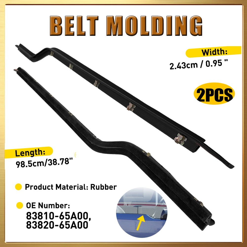 Weatherstrip Door Belt Outer LH+RH For Suzuki Vitara Sidekick Escudo Se416 Jlx