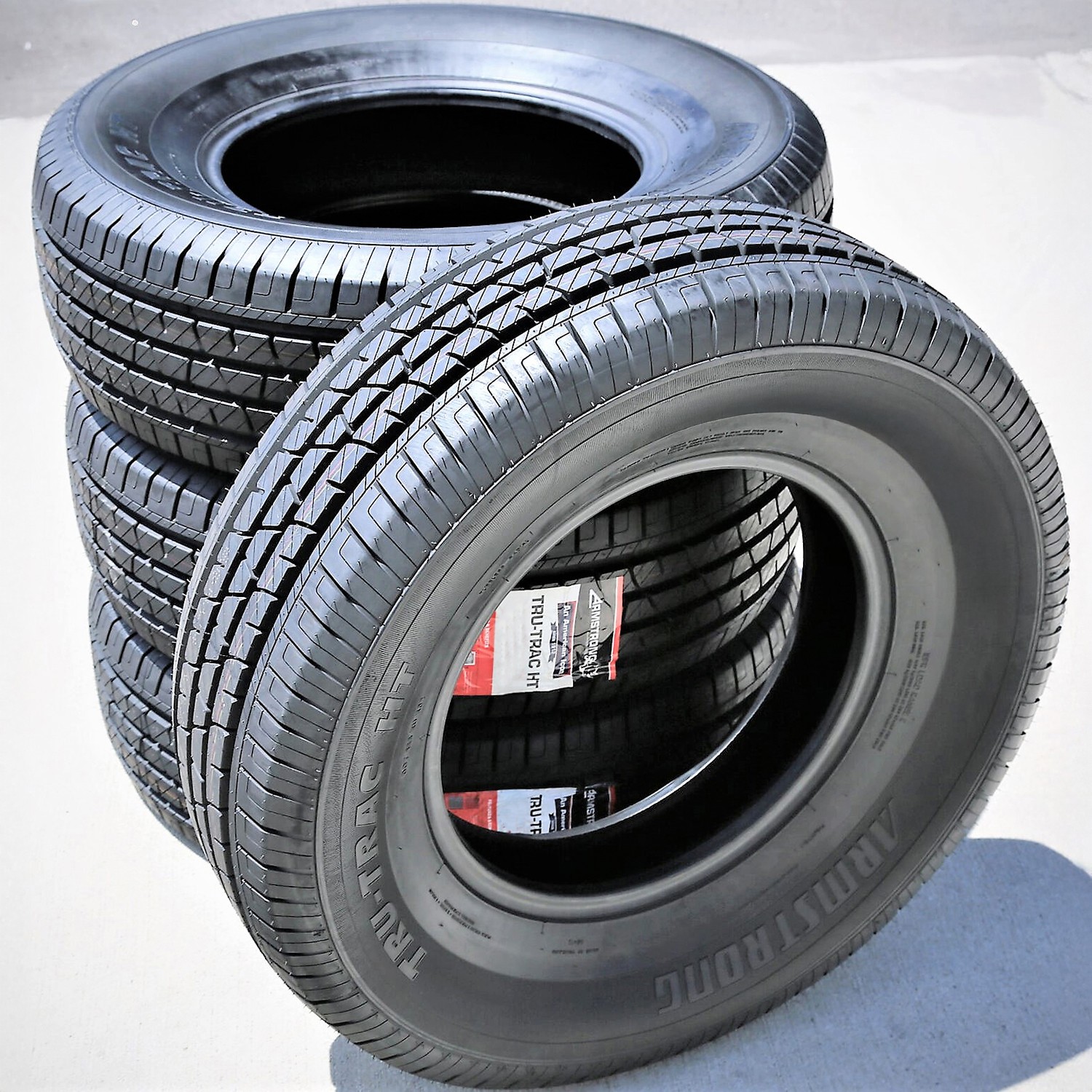 4 Armstrong Tru-Trac HT 225/65R17 102H All Season Tires 65k Mi Warranty 740AA