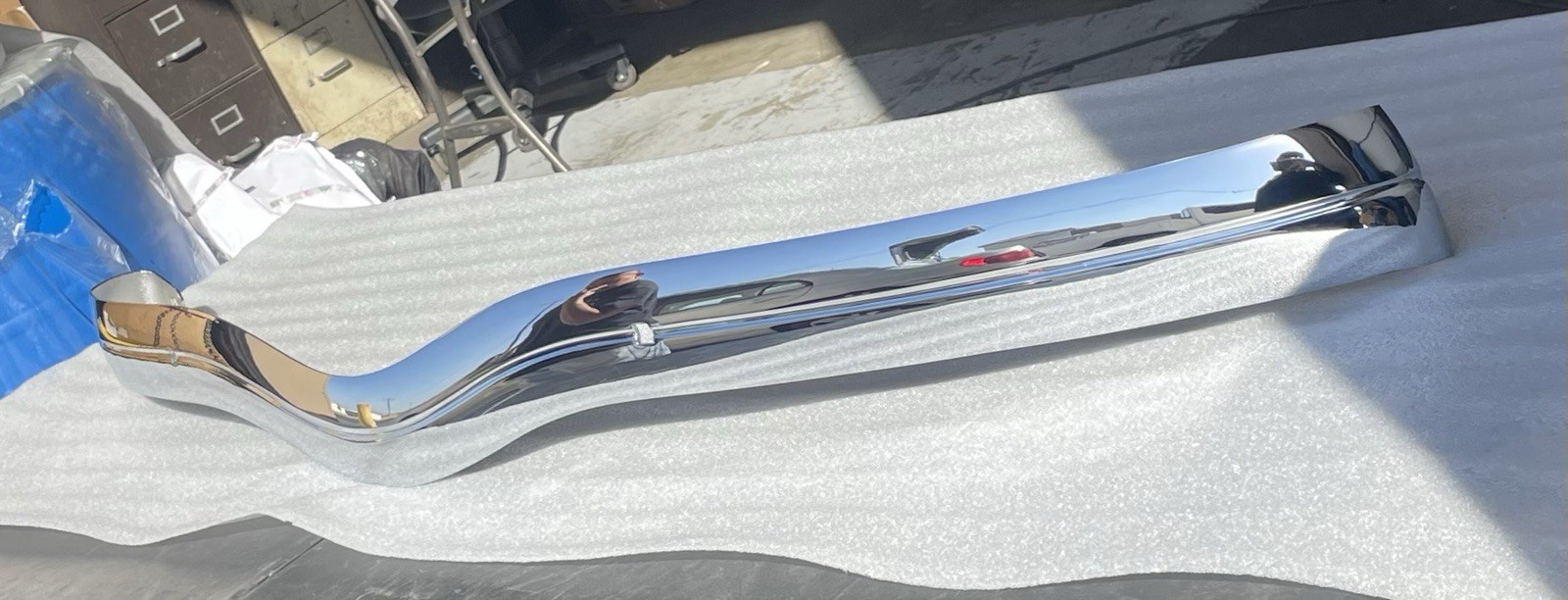 1934 Ford Front Bumper, Original Triple Chrome .￼
