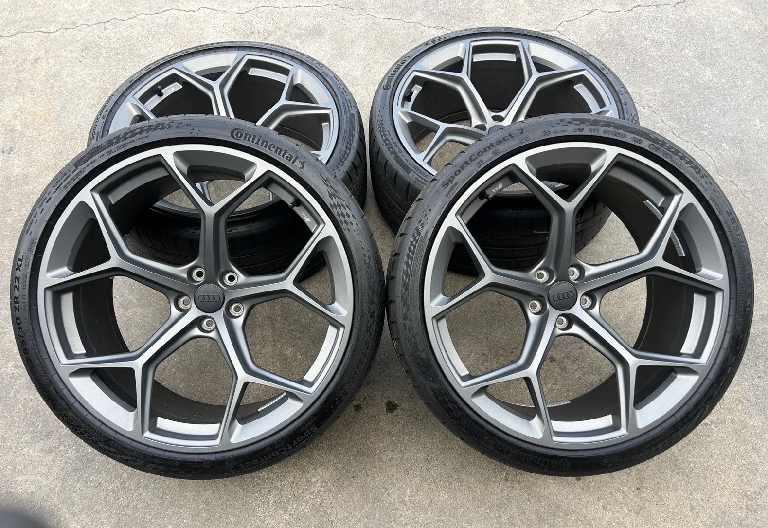 22 AUDI RS RS6 RS7 ORIGINAL PERFORMANCE RIMS WHEELS TIRES4J0601025BN FACTORY OEM
