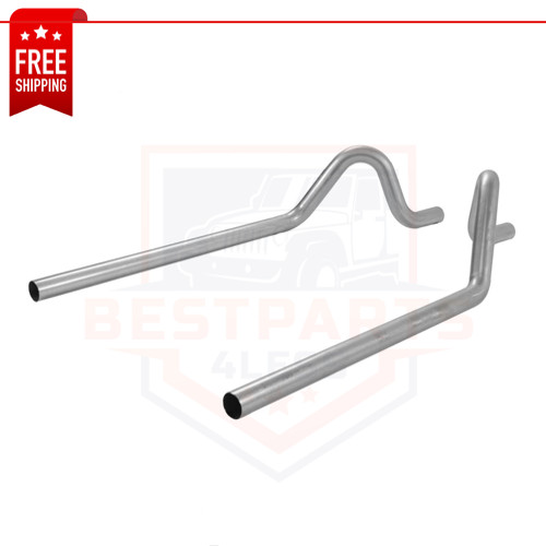Flowmaster 15816 Pre-Bent Tailpipes for 1955-1957 Chevy Sedan & Coupe 2 Dr/4 Dr